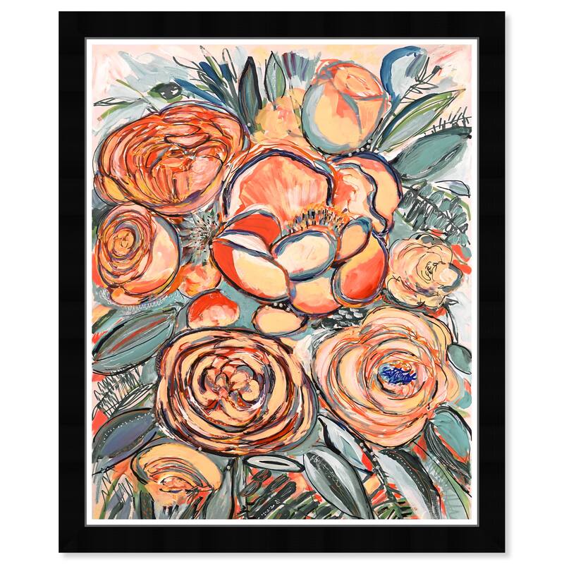 Wynwood Studio Prints 'Blessed Garden Sunset' Floral and Botanical