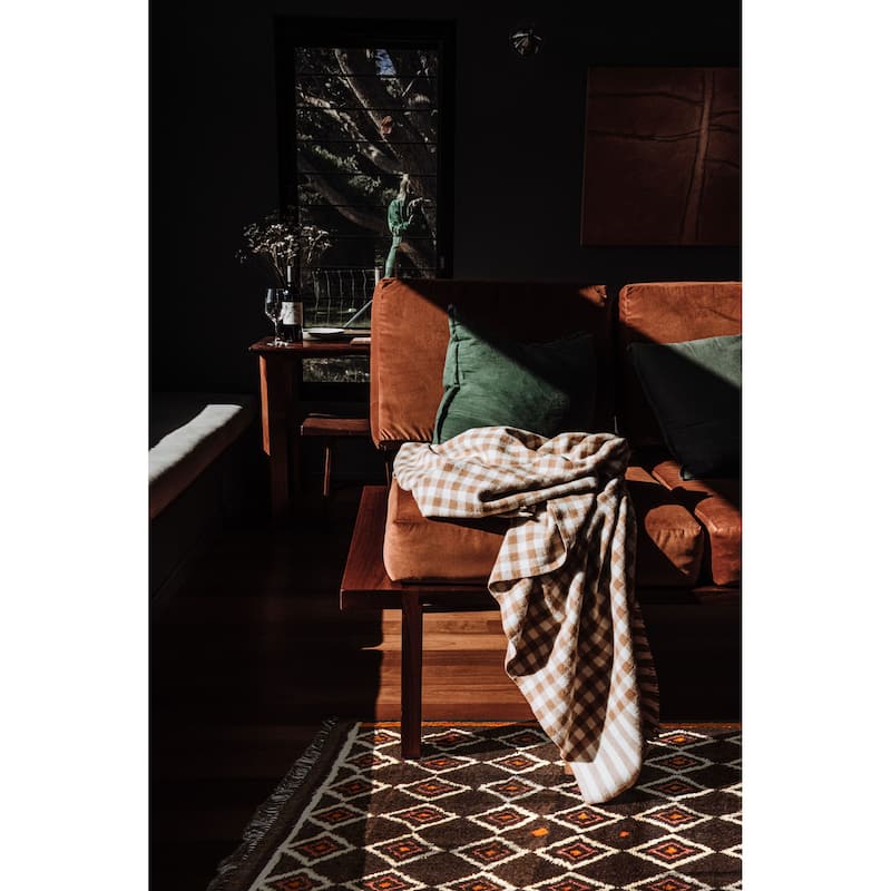 ECARPETGALLERY Hand-knotted Andelz Brown Wool Rug - 3'11 x 8'2