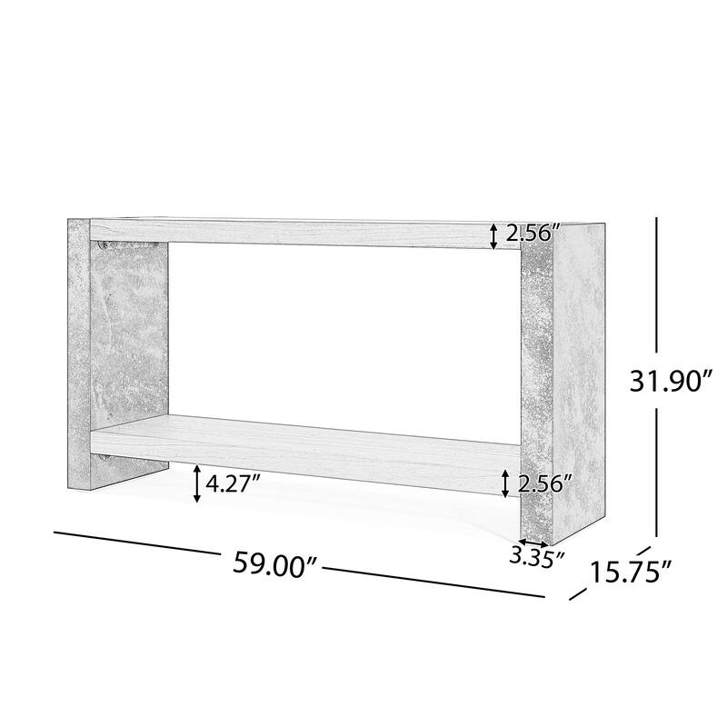 Mirod Vintage Industrial Console Table