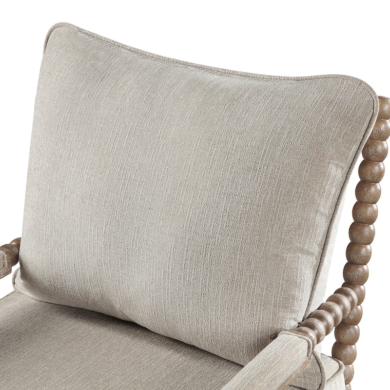 Spindle Chair with Gourd-Shaped Wood Frame