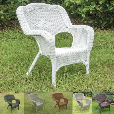 Chelsea Resin Wicker Patio Dining Chair (Set of 2)