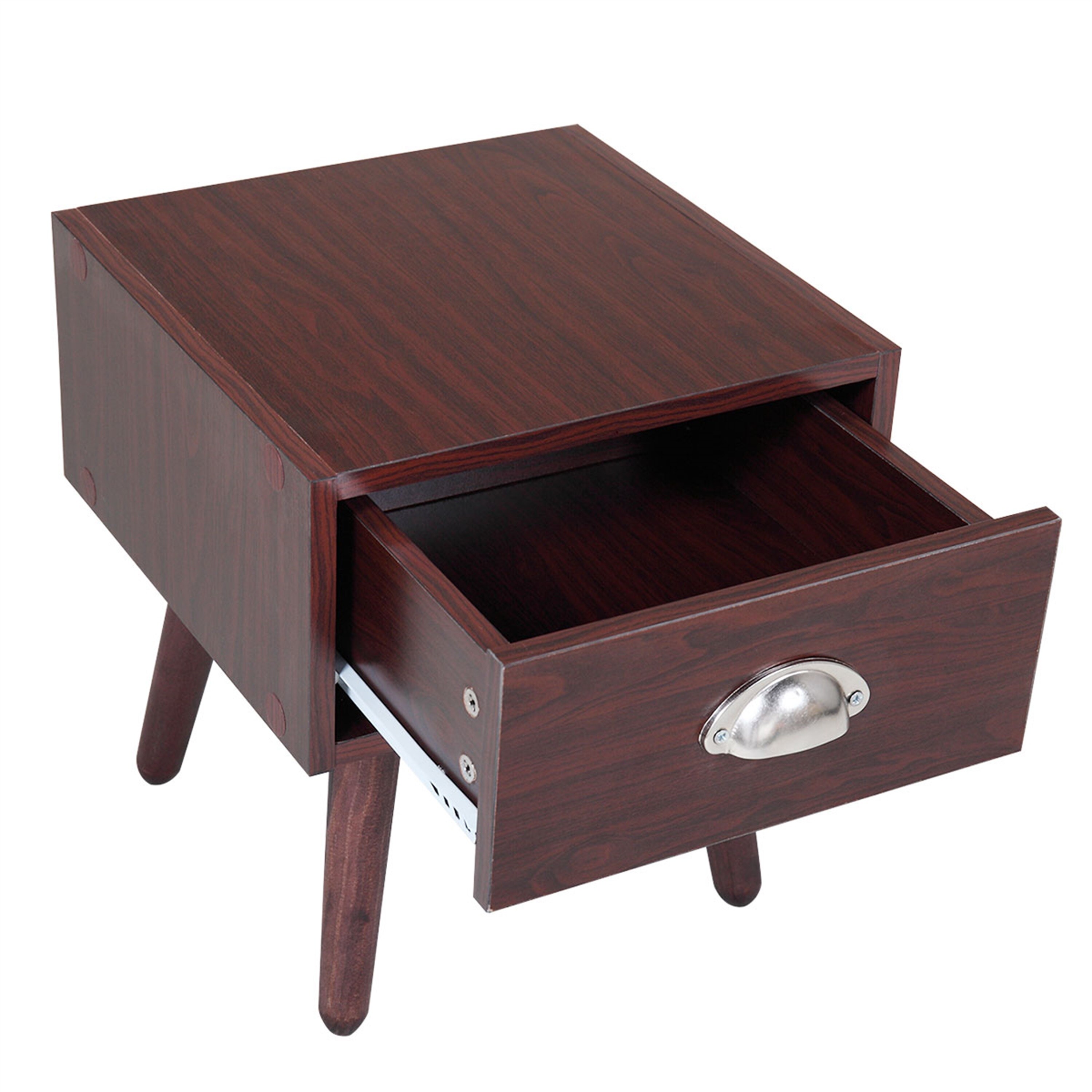 Small End Table Storage Chairside Bedroom Wood Nightstand W Drawer On Sale Overstock 31302410