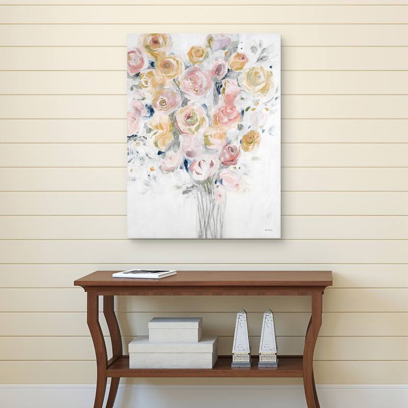 Blush Bouquet II by Jill Martin Canvas Art Print