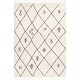preview thumbnail 9 of 14, Nuloom Ivory Contemporary Soft Marrakech Diamond Trellis Aztec Tassel Shag Rug