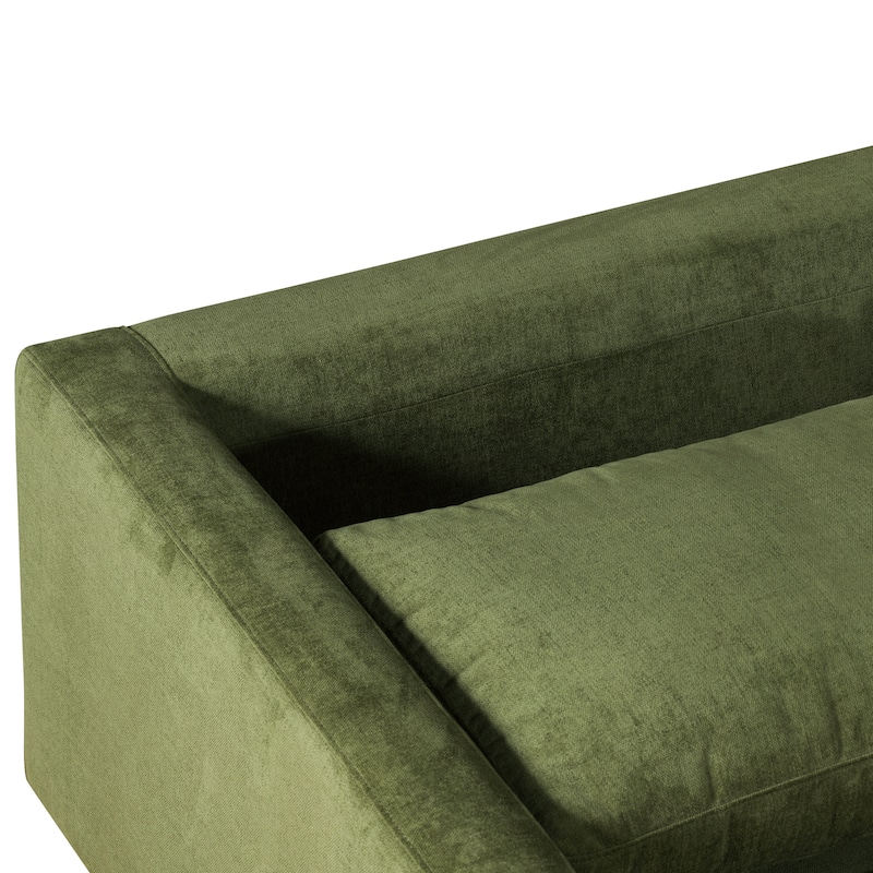 Poly & Bark Napa Fabric 98" Corner Sectional Sofa