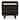 NADAAL STUDIOS Sterling Nightstand, Solid Acacia Wood with Live Edge Detail, Dark Brown