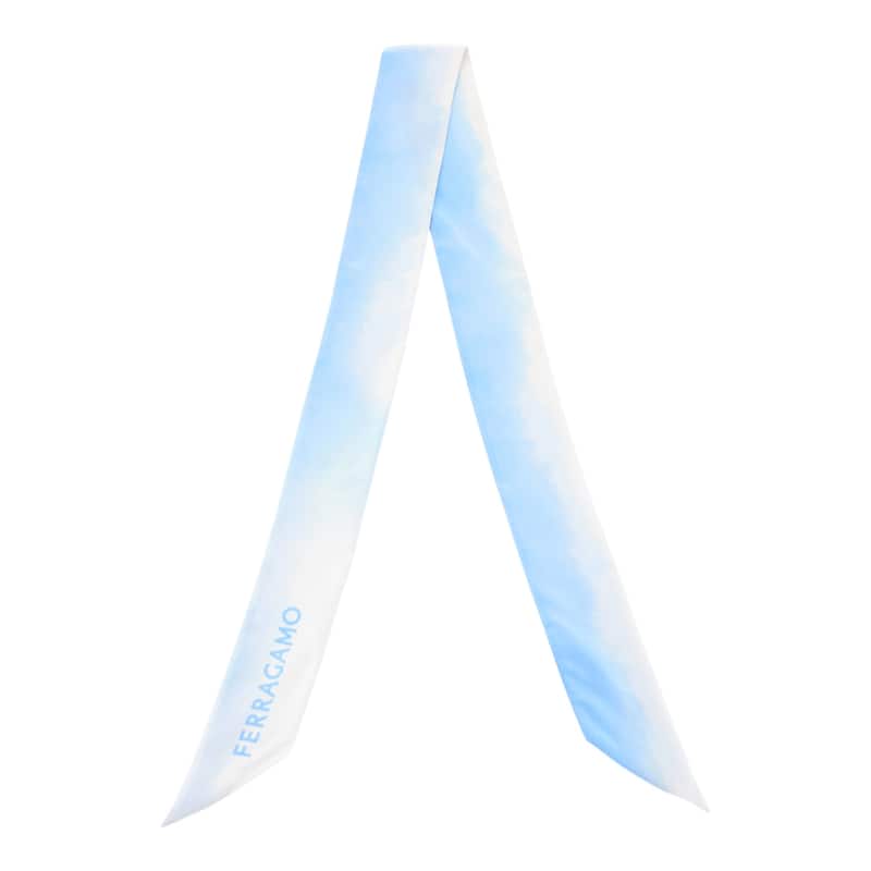 Ferragamo Tie-Dye Silk Bandeau