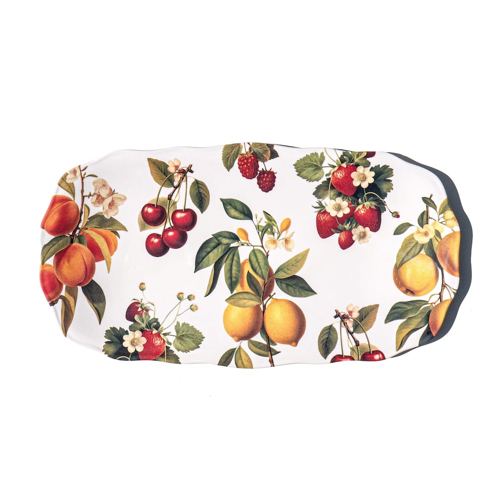 Abode Homewares Fruitstand Melamine Serving Tray - Multicolor - 14.3" x 7.8"