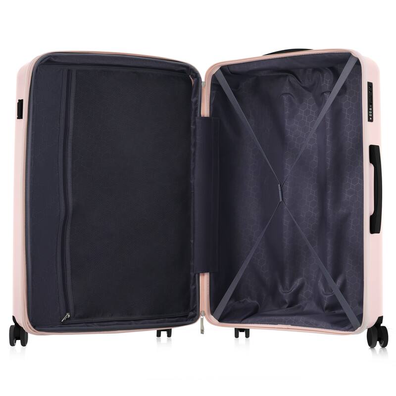 3 Pcs Luggage Set w/ USB Port, Carry on Luggage Airline Approved, PP ...