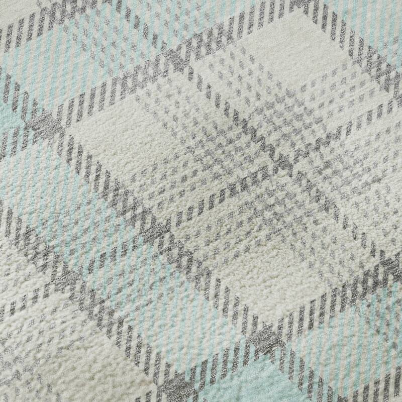 Premium Washable Super Soft Plaid Mayfield Rug