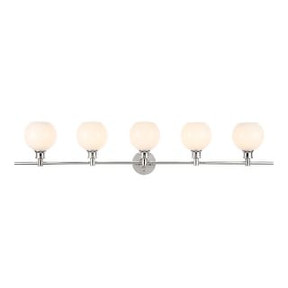 Elegant Lighting Collier 5 Light 47" Wide Bathroom Vanity Light with