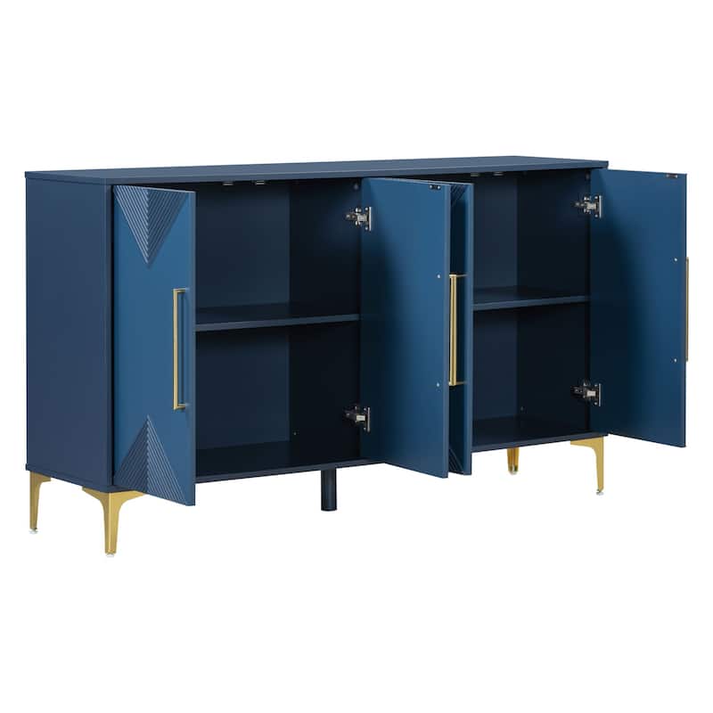 Unique Four Door Cabinet