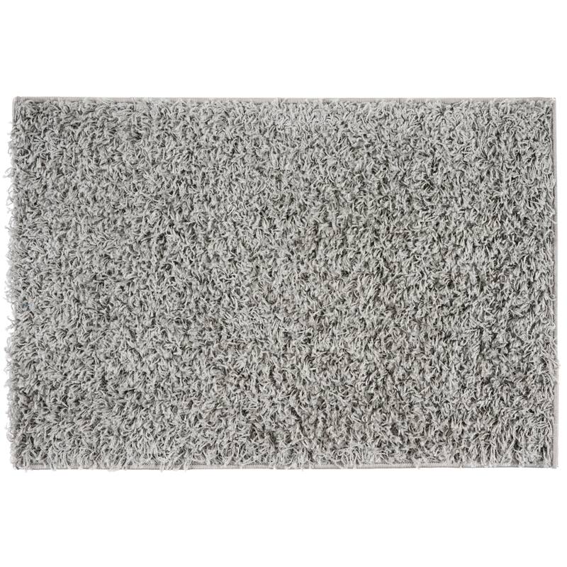 World Rug Gallery Contemporary Solid Cozy Plush Shag Area Rug