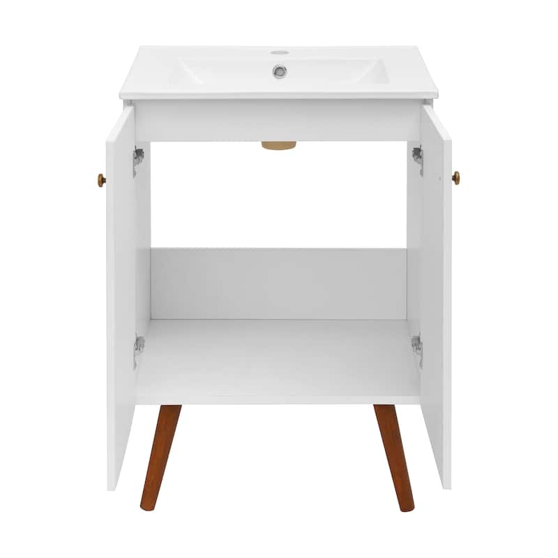 Manoir Bathroom Vanity in White