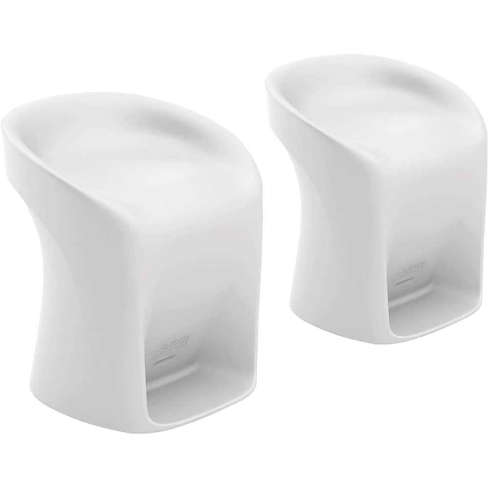 Ledge Lounger In Pool Barstools, Outdoor Patio, 22" Height - Set of 2