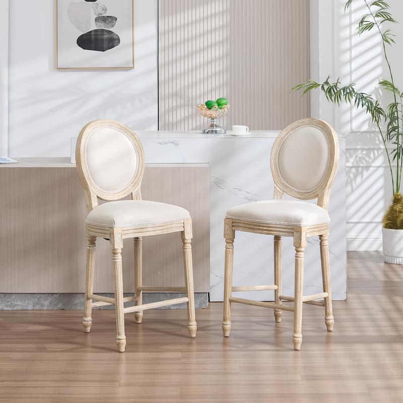Upholstered Counter Height Chairs Side Chairs Set of 2