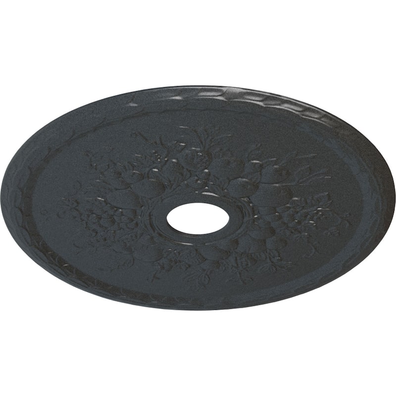 22 5/8"OD x 3 5/8"ID x 5/8"P Grape Ceiling Medallion