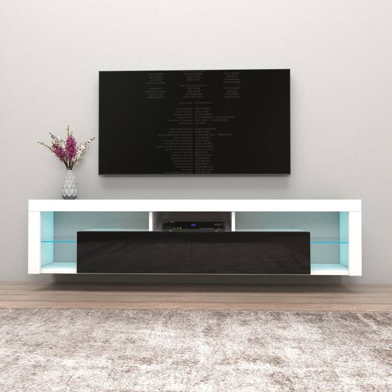 Milano 200 Wall Mounted Floating 79-inch TV Stand