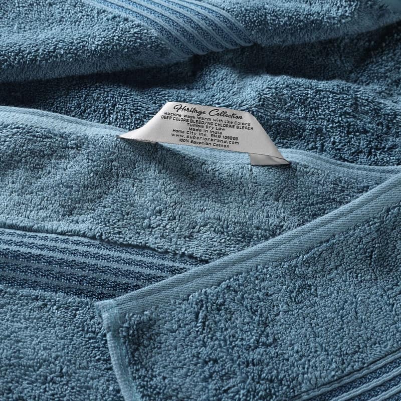 Superior Heritage Egyptian Cotton Absorbent 3-Piece Towel Set