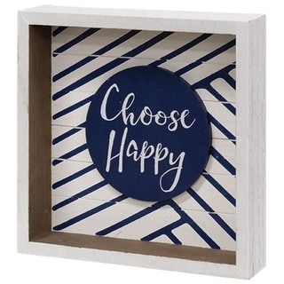 Choose Happy Box Sign - 7.25