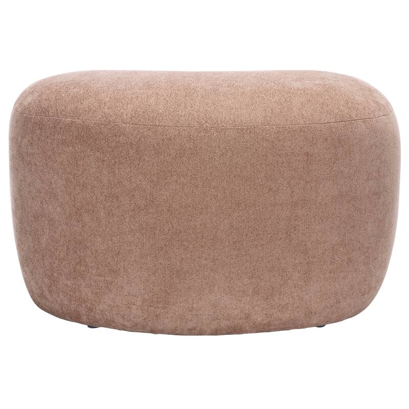 SAFAVIEH Regut Ottoman (Fully Assembled) - Peach