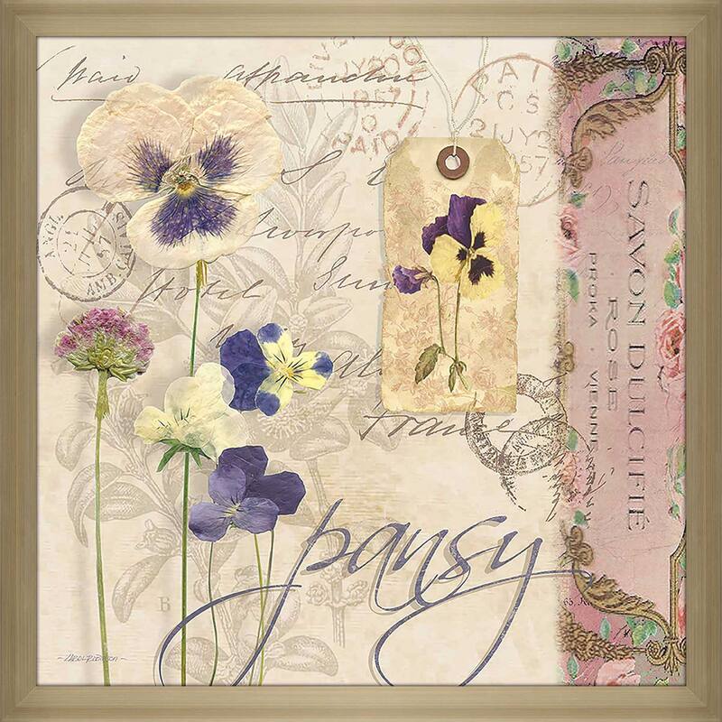 "Pansy" Print on Acrylic.