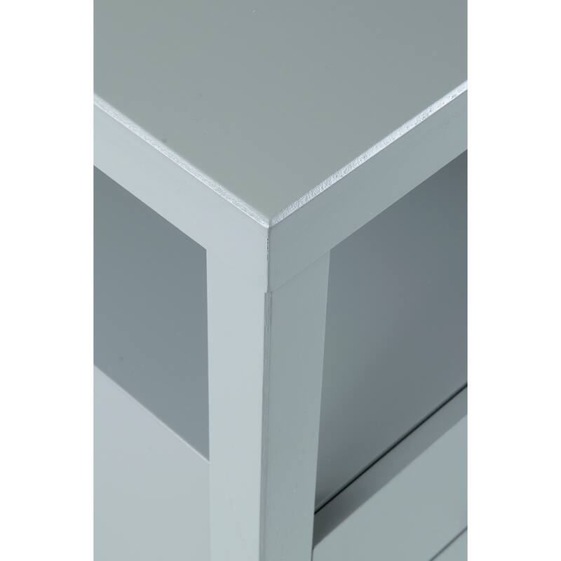 East at Main Painted Acacia Wooden End Table