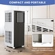 preview thumbnail 2 of 10, 3-in-1 Portable Air Conditioners with Built-in Dehumidifier Function, Fan Mode, Remote Control