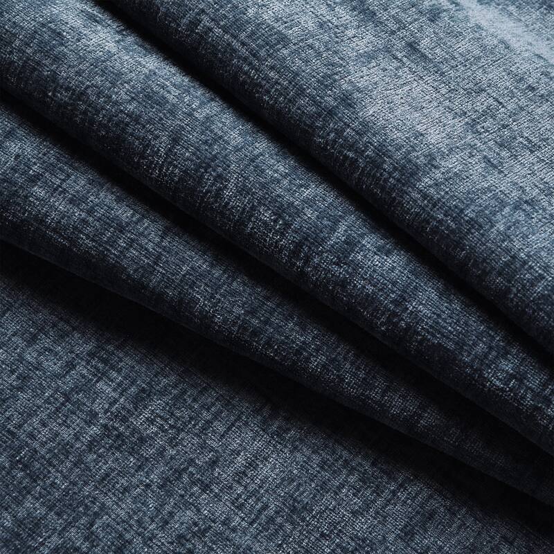 Dark Blue Modular Sectional Sofa Bed with Ottoman, Convertible U-Shape