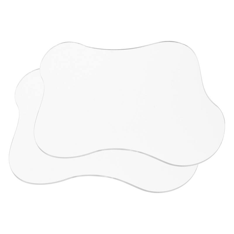 Acrylic Irregular Coasters, Cloud Shape Cup Mat Coffee Mug Pad