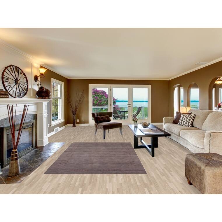 Gabbeh Indian Area Rug Handmade Wool Carpet - 5'2"x 7'10"