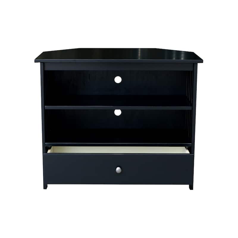 Solid Hardwood Mission Corner TV Stand