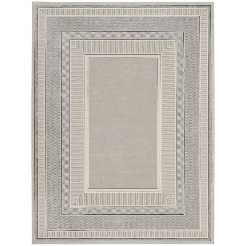 Power Loomed Geometric Modern Non Skid Stain Resistant Area Rug - 144' X '108' X '0.39
