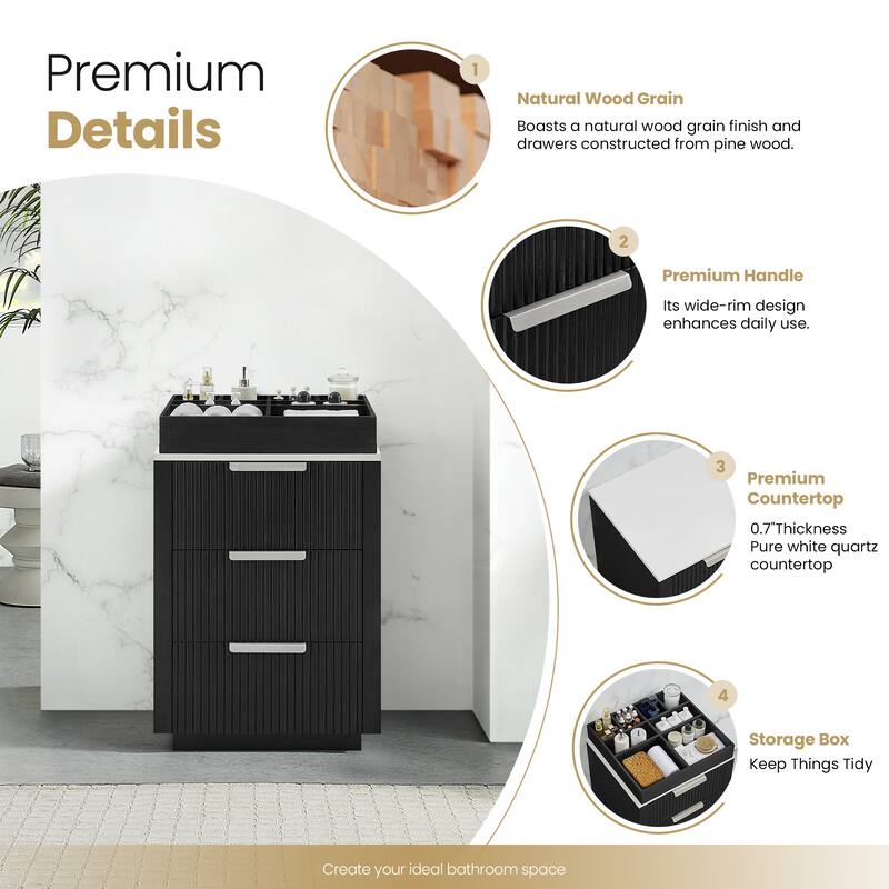 Santarem Solid Wood Partitioned Storage Cabinet