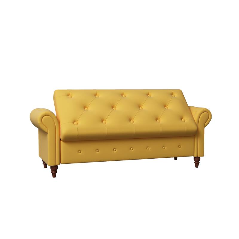 63" Bed Bench Entryway Storage Bench for Living Room Bedroom