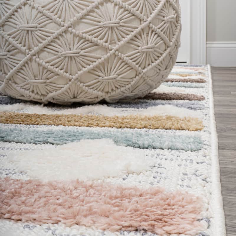 JONATHAN Y Aileen Beach Strie' Striped Area Rug