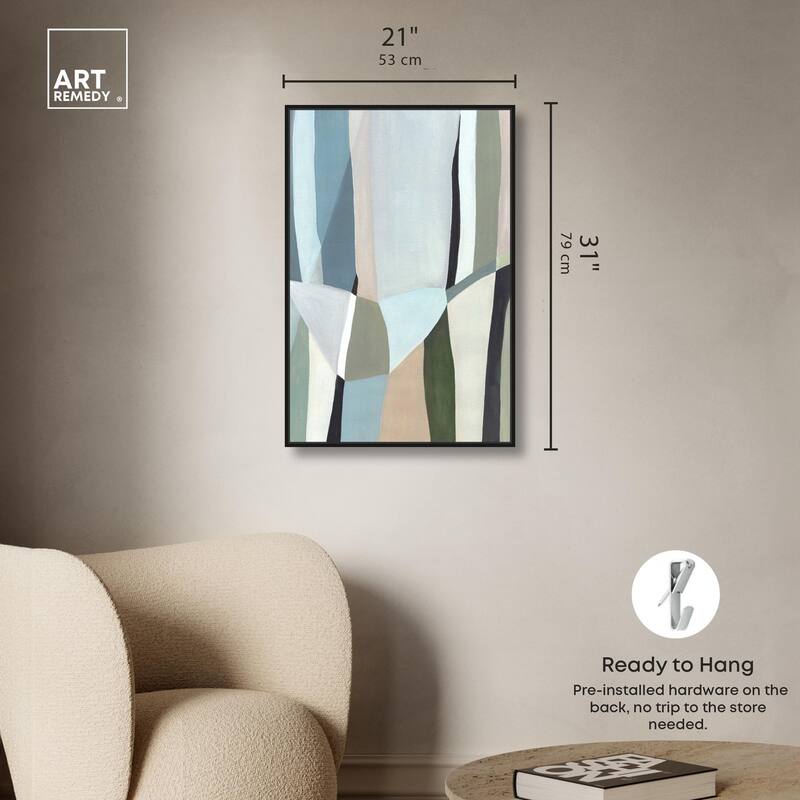 Abstract Fragments II Canvas by Art Remedy