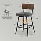 preview thumbnail 98 of 136, 26"/29" Faux Leather Swivel Counter/Bar Stools Set of 2/3
