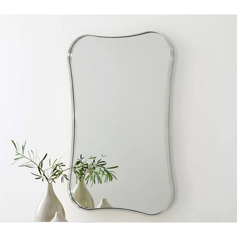 TEHOME Toini Asymmetrical Metal Wall Mirror - 20'' x 30''