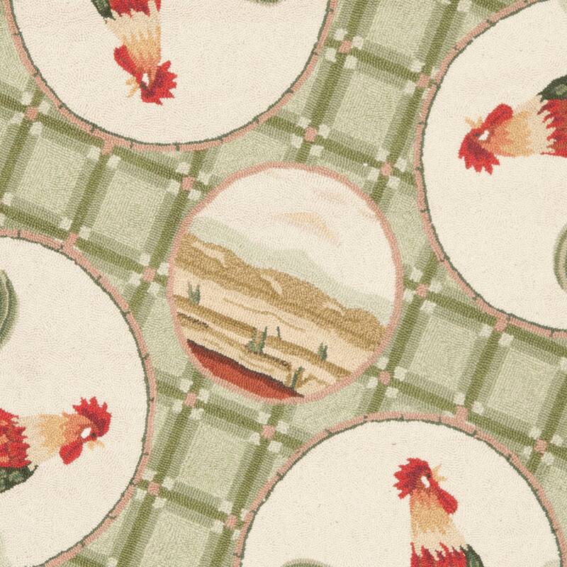 SAFAVIEH Handmade Chelsea Tatyana French Country Wool Rug