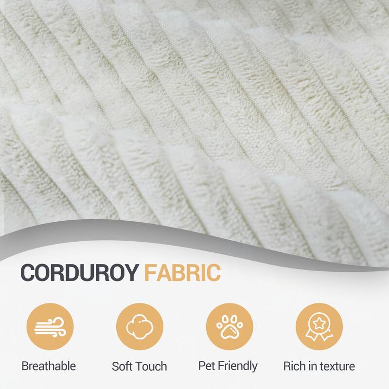 modular sofa can be converted into an oversized sofa bed,white