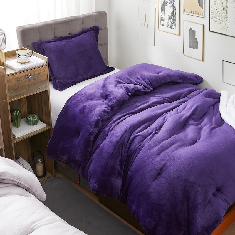 Thicker Than Thick® - Coma Inducer® - Oversized Comforter Set - Standard Plush Filling - Parachute Purple - Twin XL