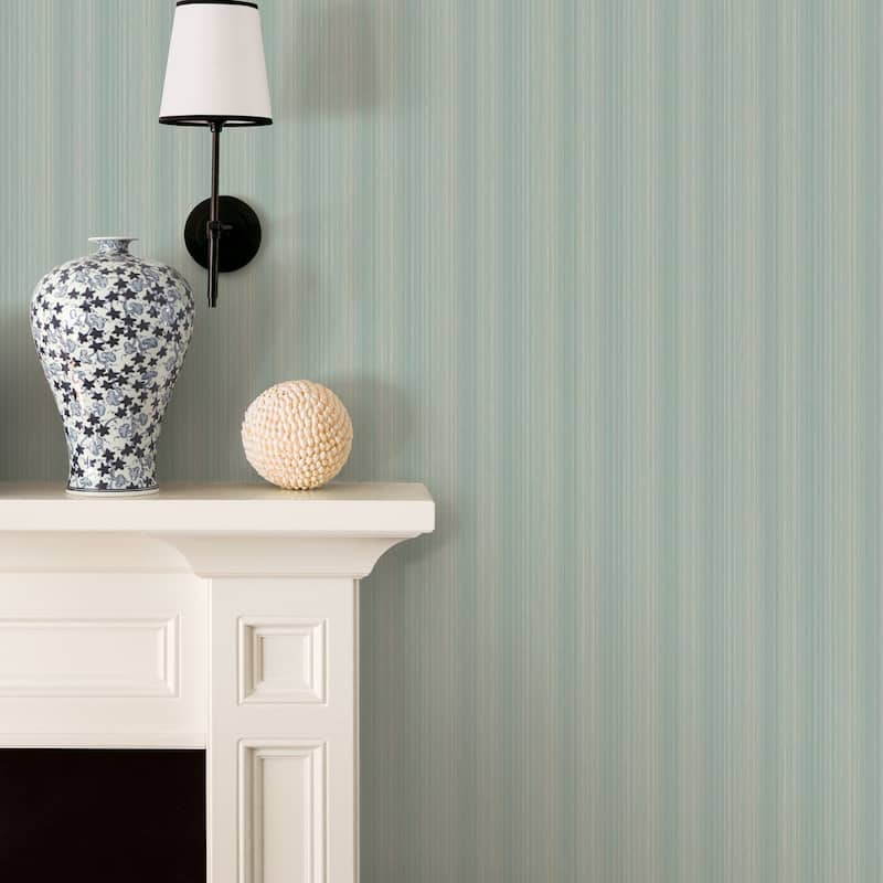 Galerie Wallcoverings Nordic Elements Thin Stripe Texture Non-woven Metallic Wallpaper Roll