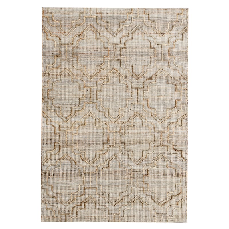 Sevita Natural Trellis Modern Area Rug