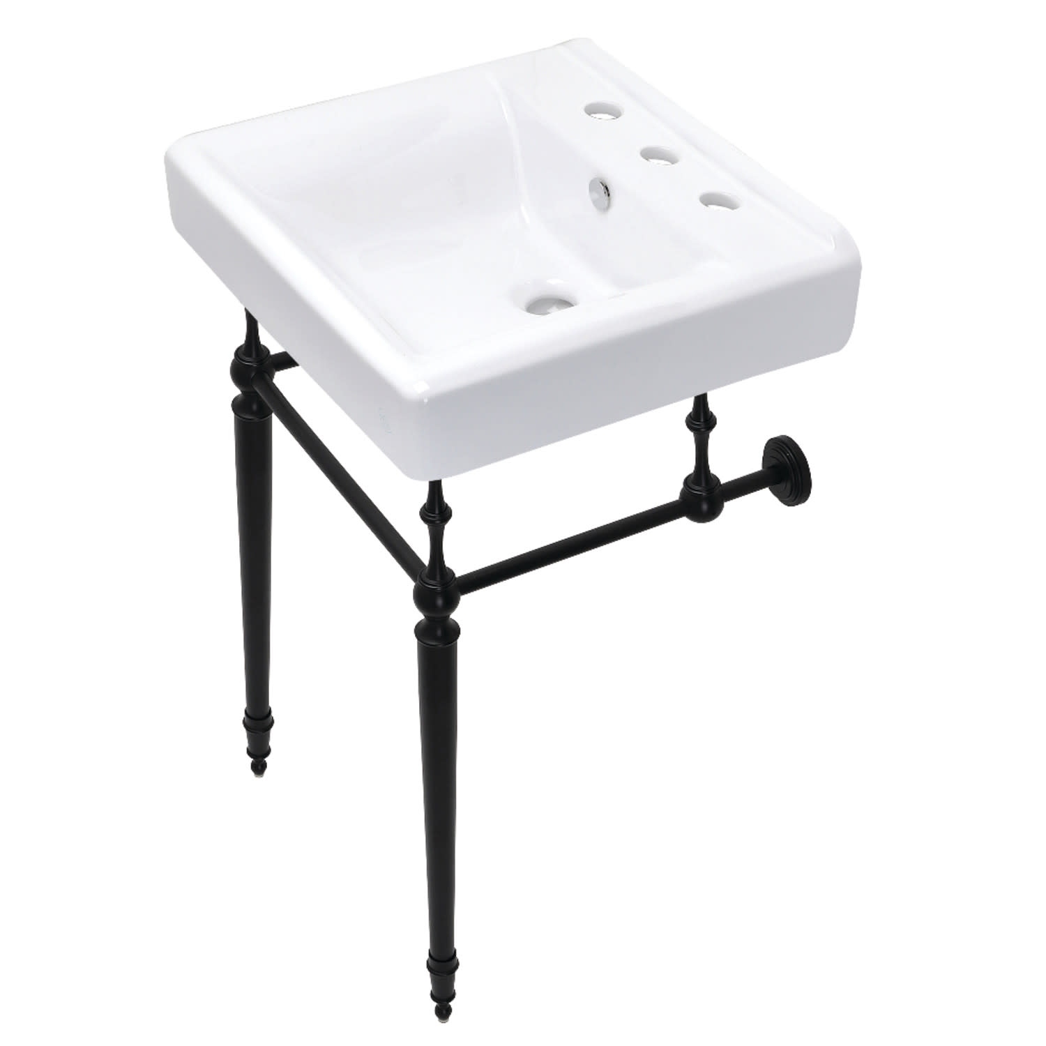 Jasmie 18.5 in. D x 21in. W Novelty Pedestal Bathroom Sink