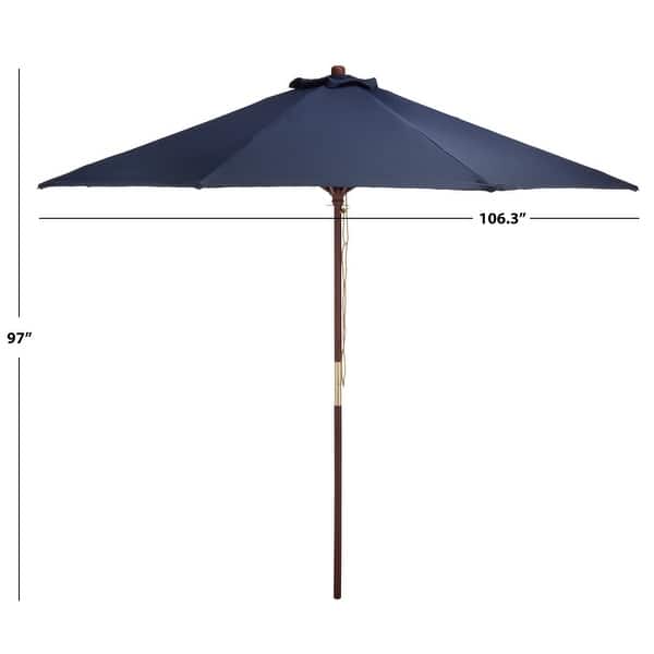 dimension image slide 1 of 5, SEI Furniture Casandra Round Ribbed Umbrella