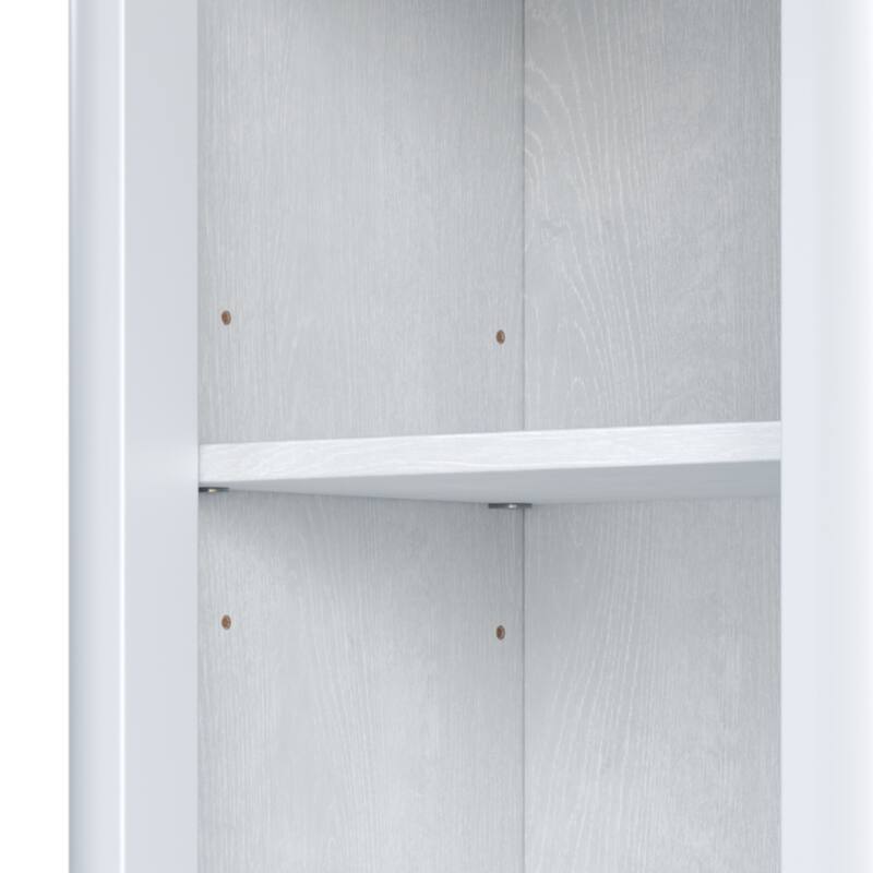 68" H Tall Bathroom Storage Cabinet with Adjustable Shelves and One Drawer & Door, Storage Cabinet for Bathroom, Living Room