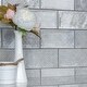 preview thumbnail 9 of 11, Merola Tile Camden Decor Grey 4" x 8" Ceramic Wall Tile
