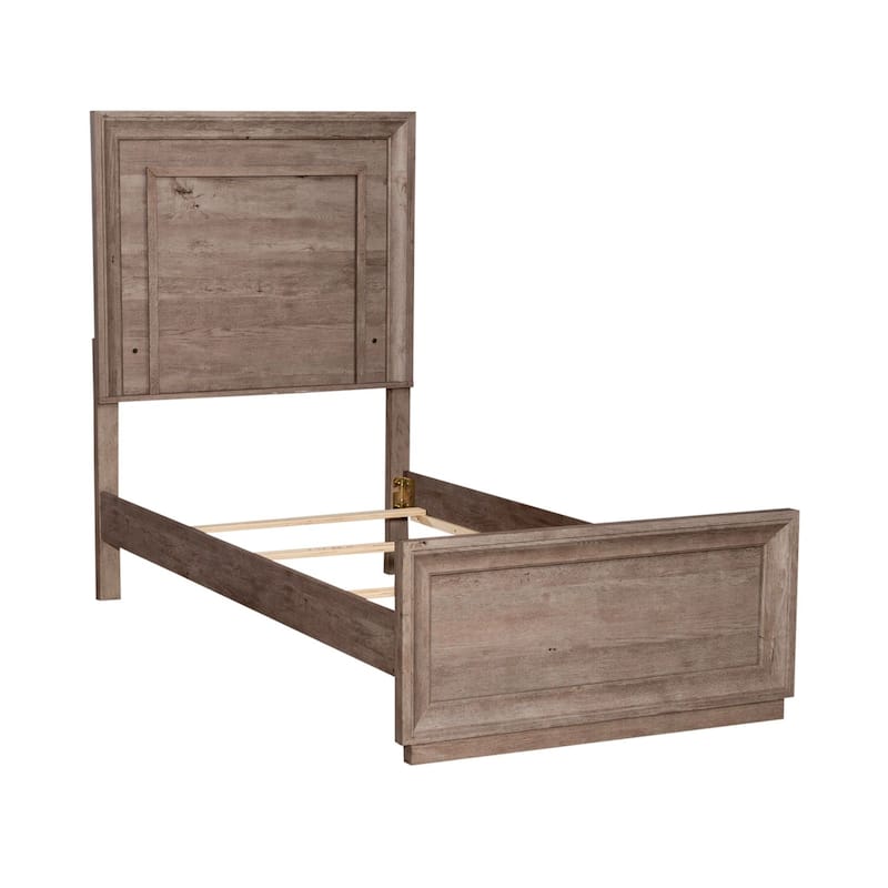 Horizons Graystone Twin Size Panel Bed