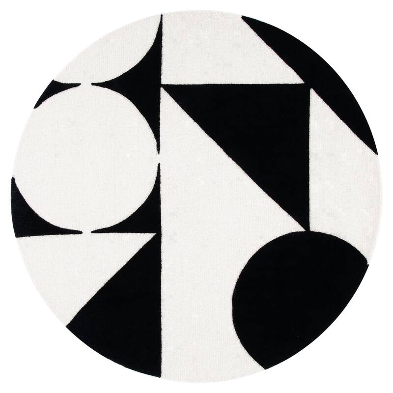 SAFAVIEH Handmade Rodeo Drive Rhianna Mid-Century Modern Wool Rug